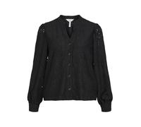 Object Objfeodora Marika L/S Shirt Noos Blouse, Noir, M Femmes