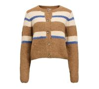 Object Objgalia Noos Cardigan L/S Re Knit, Tannin, XS Femme