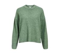 Object Objjuno L/S Lo O-Neck Knit Noos, Laurel Wreath, M Femme