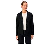 Object Objlisa L/S Button Blazer AOP Noos, Noir/Rayures : Gris, 40 Femmes