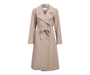 Object Objmarie Re Trench Coat Noos, Taupe désert, 38 Femme