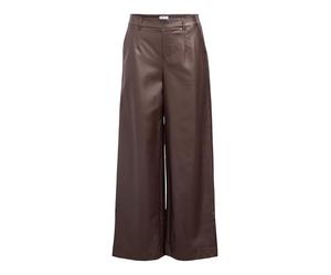Object Objmelba Lisa Wide Coated Pant Noos - Objmelba Lisa Noos Pantalon Large à revêtement Large - Smart Casual - Femme
