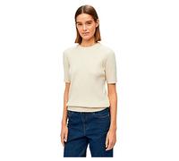 Object Objnoelle S/S Knit T-Shirt Noos, Sandshell/détail : mélange, XS Femme