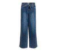 Object Collectors Item Jeans Objrosie MW Wide Noos - Denim bleu médium - Femme M - Ceinture à nouer