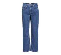 Object Objsava Ellen MW Straight Jeans Noos, Denim Bleu médium, M Femmes