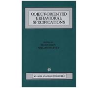 Object-Oriented Behavioral Specifications