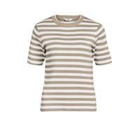 OBJECT Pull-over 'Ester' beige foncé / blanc, Taille XS