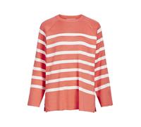 OBJECT Pull-over 'Ester' corail / blanc, Taille S