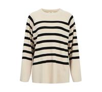 OBJECT Pull-over 'ESTER' crème / noir, Taille L