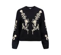 OBJECT Pull-over 'OBJLANEY RUBIN' beige / noir, Taille XL