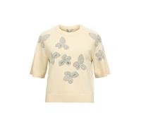 OBJECT Pull-over 'OBJLaney Rubin' crème / gris foncé, Taille M