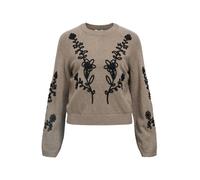 OBJECT Pull-over 'OBJLANEY RUBIN' marron / noir, Taille XL