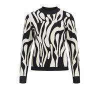 OBJECT Pull-over 'Ray' noir / blanc, Taille S