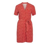 OBJECT Robe-chemise 'Ema Elise' rouge foncé / noir / blanc, Taille 38