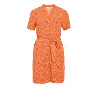 OBJECT Robe-chemise 'Ema Elise' vert foncé / orange / blanc, Taille 36