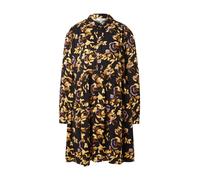 OBJECT Robe-chemise 'Laila Liliti' bleu clair / marron / jaune clair / noir, Taille 36