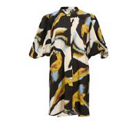 OBJECT Robe-chemise 'OBJDina' beige / bleu / jaune / noir, Taille 42