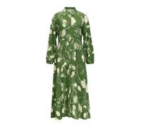 OBJECT Robe-chemise 'OBJJacira' crème / vert gazon, Taille 42