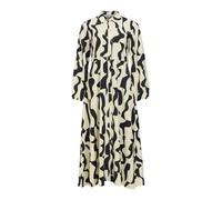 OBJECT Robe-chemise 'OBJJacira' ivoire / noir, Taille 42