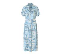OBJECT Robe-chemise 'OBJVIMA' bleu / gris clair, Taille 34