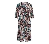 OBJECT Robe-chemise 'PARIS' aqua / vert / rosé / noir, Taille 34