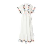 OBJECT Robe 'Citta' beige clair / jaune / sapin / rose, Taille 38