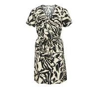 OBJECT Robe crème / noir, Taille 44