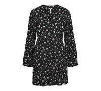 OBJECT Robe 'Ditta' vert foncé / rosé / noir / blanc, Taille 34