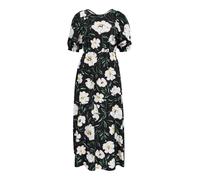 OBJECT Robe 'Hasini' jaune / vert / noir / blanc, Taille 34