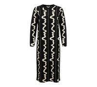 OBJECT Robes en maille 'OBJRay' beige / noir, Taille XS