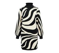 OBJECT Robes en maille 'OBJRay' noir / blanc cassé, Taille XS