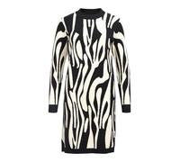 OBJECT Robes en maille 'OBJRAY' noir / blanc, Taille L