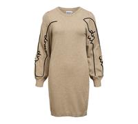 OBJECT Robes en maille 'OBJThess' beige chiné / noir, Taille XS