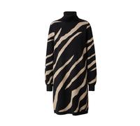 OBJECT Robes en maille 'Ray' beige / noir, Taille XS