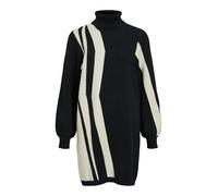 OBJECT Robes en maille 'RAY' ivoire / noir, Taille XL