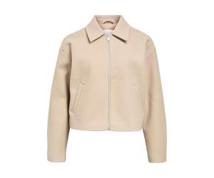 Object Short Jacket Objpolly Noos Veste Courte L/S, Taupe, Numeric_36 Femmes