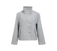 Object Short Jacket Objriki Re Noos Veste Courte, Mélange de Gris Moyen, 40 Femmes