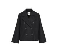 OBJECT Veste à carreaux pour femme, Noir, 36