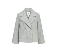 OBJECT Veste mi-saison 'OBJKeily' gris chiné / blanc, Taille S
