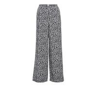 Object Wide Pant Print Objalba Lisa Pantalon Large imprimé Noos, Gris, 42 Femmes
