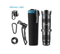 (Objectif 28x) Téléobjectif HD professionnel pour téléphone, zoom 20-60X, puissant télescope monoculaire