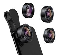 Objectif 3 en 1 pour iPhone - Objectif Fisheye + Objectif Super Grand Angle + Objectif Macro pour Smartphone Samsung Android