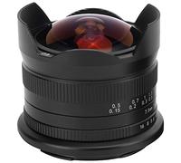 Objectif 7,5 Mm F2.8 II M Mount Fish-Eye Objectif Ultra Grand Angle à Mise au Point Fixe pour M/M2/M3/M5/M6/M6 II/M10, M100, M200, M50 et Autres Objectifs à Monture M