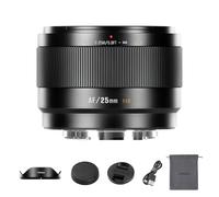 Objectif 7Artisans AF25mm F1.8 APS-C Frame Lite à Grande Ouverture F1.8 Compatible avec la Reconnaissance faciale et oculaire Compatible avec Les appareils Photo Fujifilm Fuji X-H/T/T30/S/E/A