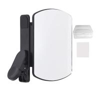 Objectif à Effet Miroir | Accessoire Photo pour Mobile avec Miroir Rabattable HD | Kit Photo et Vidéo pour Smartphone, Idée Cadeau Créative pour Famille et Amis (Noir/Blanc)