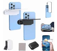 Objectif à effet miroir - Capturez instantanément de superbes réflexions, miroir de téléphone pour utiliser l'appareil photo arrière, kit de clip de réflexion pour smartphone réglable, pour