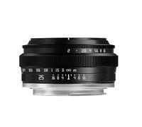 Objectif à focale Fixe 25 mm F2 APS-C à Mise au Point Manuelle Compatible avec Les appareils Photo Sony E A6000, A7RIII, A7S, XT30, XT-100, ZFC et Z5 (Monture M43).(Z)