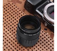 Objectif à Focale Fixe 35 Mm F/1,7 pour Photographie Macro, Grande Ouverture, Mise au Point Manuelle, Construction en Métal, Compatible avec Monture C, Choix économique