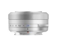 Objectif à focale Fixe autofocus 27 mm F2.8 APS-C Compatible avec Les appareils Fuji X (Monture XF EZ, STM APS-C, Perception oculaire) for XA7 et XT100.(XF,Silver)