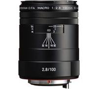 Pentax Objectif 100mm F/2.8 HD DFA ED AW Macro noir